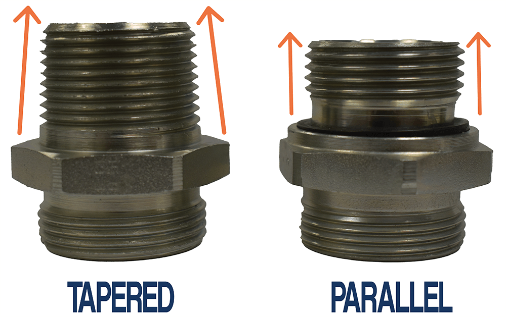 tapered vs parallel