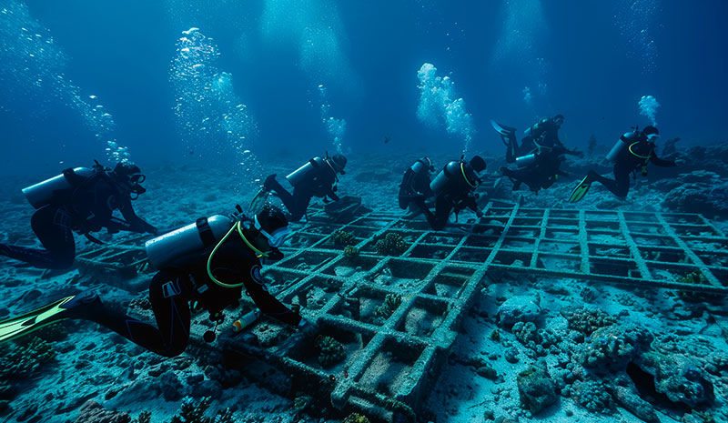 Underwater reef